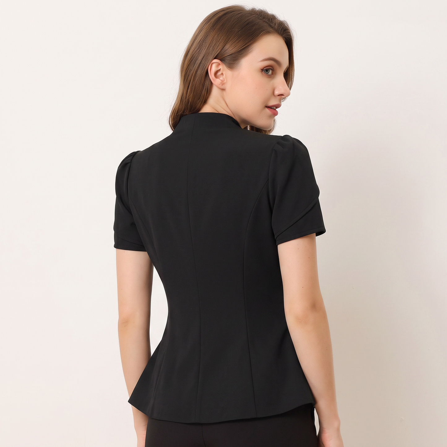 Linea top met driekwartmouwen