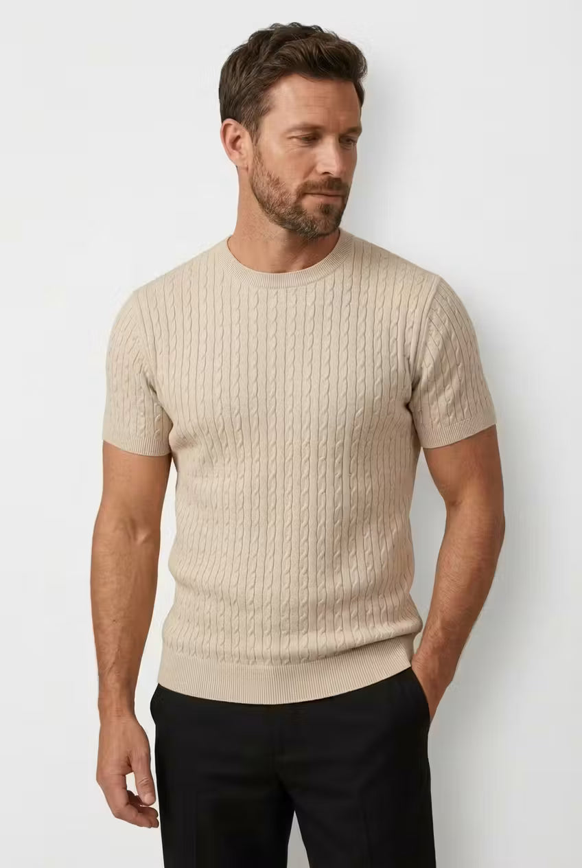 Camiseta punto cable Riviera