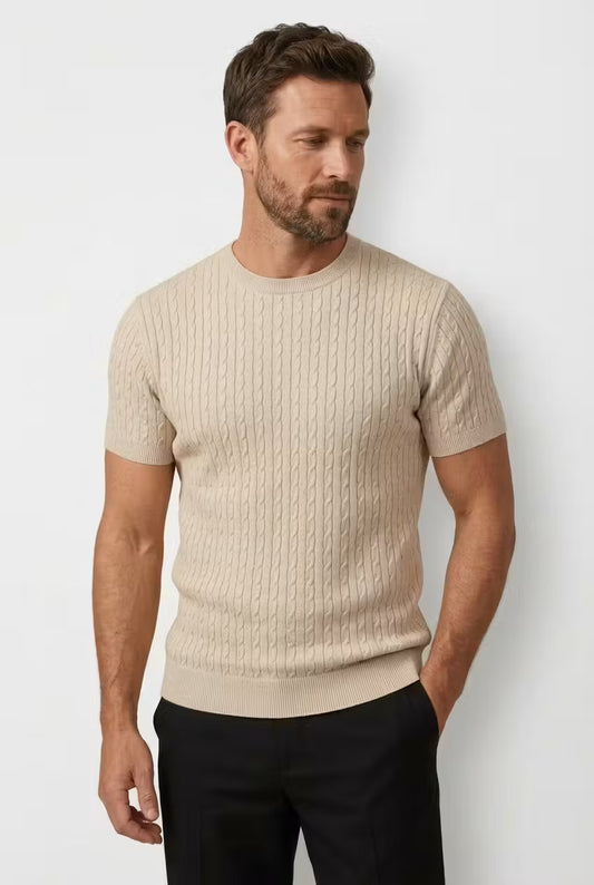 Camiseta punto cable Riviera