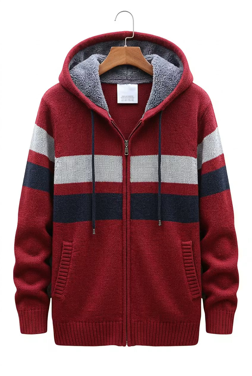 Northshore Stripe Zip Hoodie