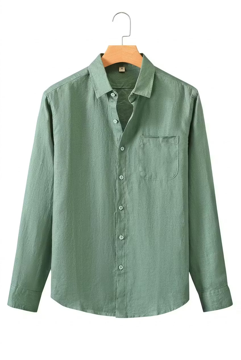 Sandbar Linen Blend Button Shirt