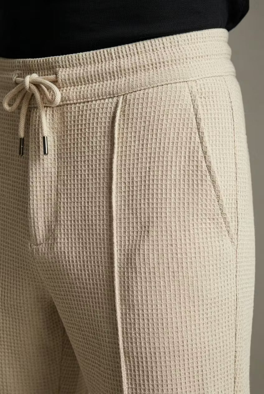 Northpoint Textured Drawstring Trousers