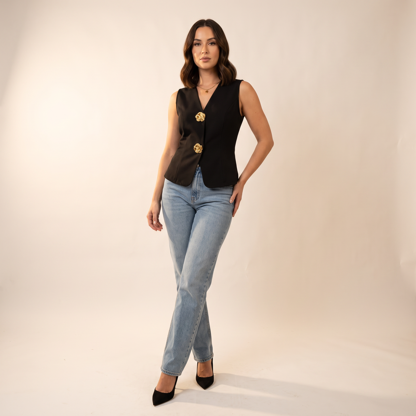 Aurea gilettop met bloemknopen