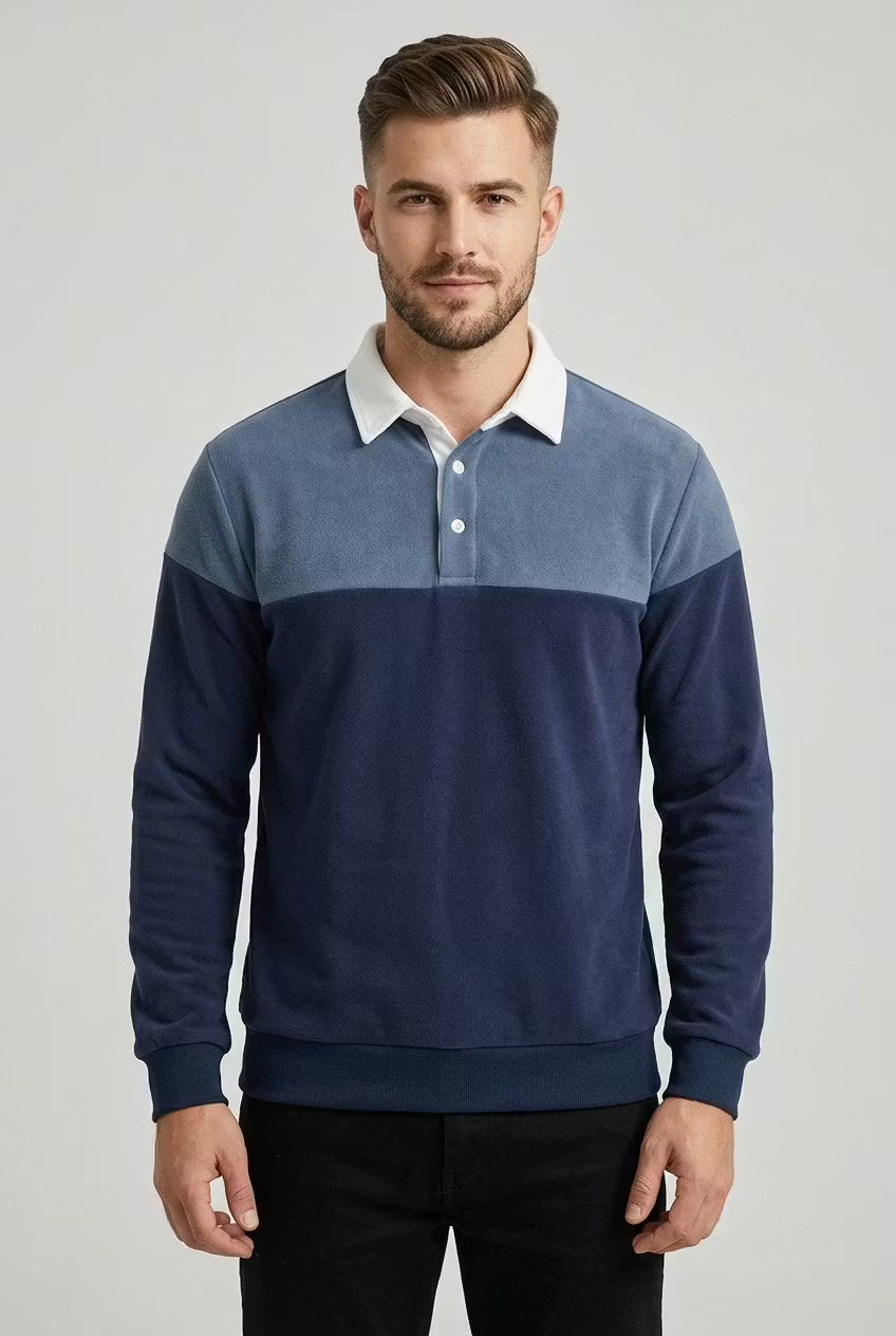 Harbour Block Polo Pullover