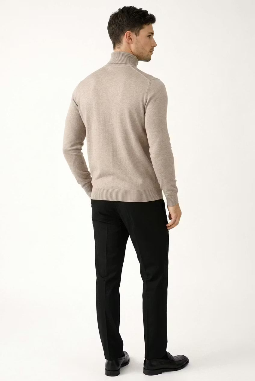 Harbour Ridge Ribbed Turtleneck Knit
