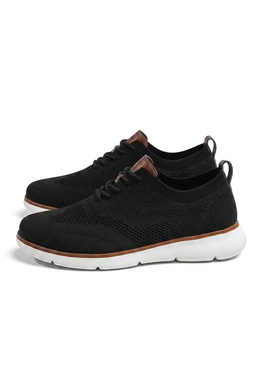 Men’s Knit Oxford-Style Mesh Sneaker