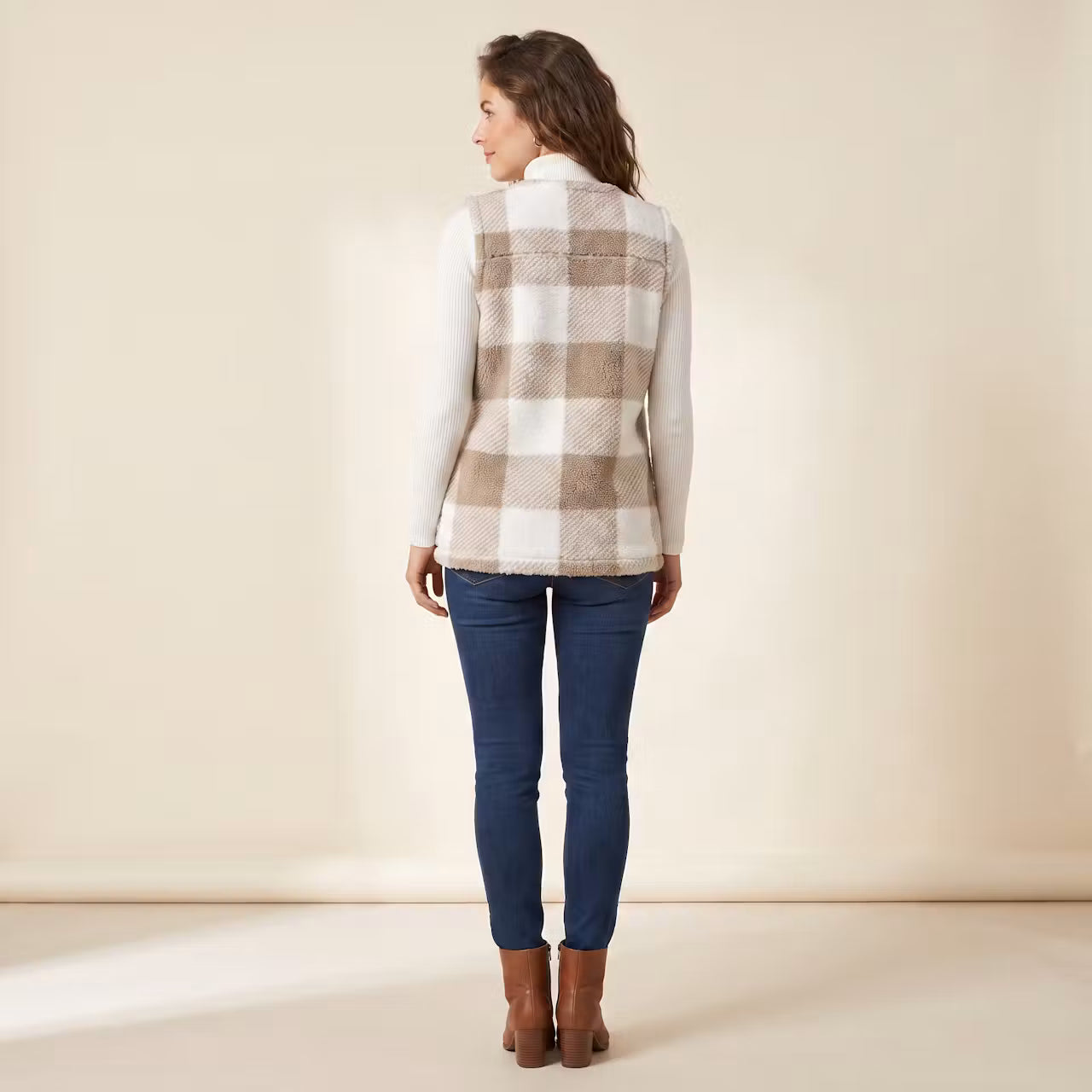 Siena Geruit Gilet
