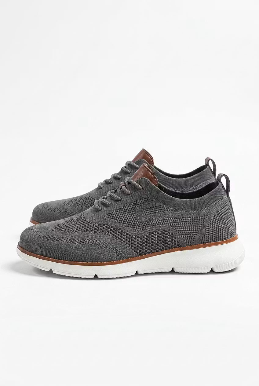 Men’s Knit Oxford-Style Mesh Sneaker