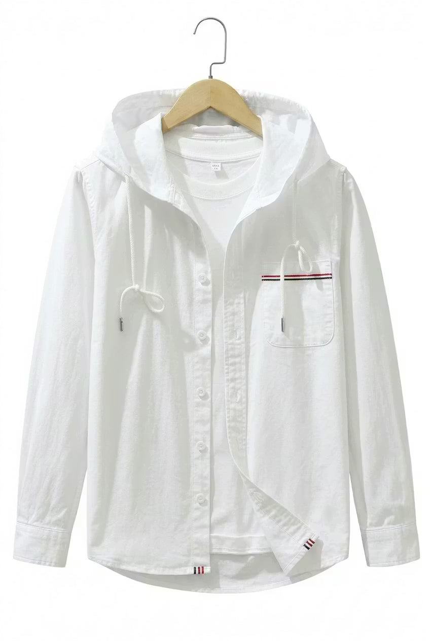 Coastal Ridge Hooded Overshirt