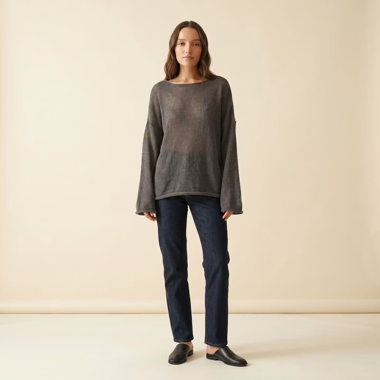 Élise Sheer Knit Pullover