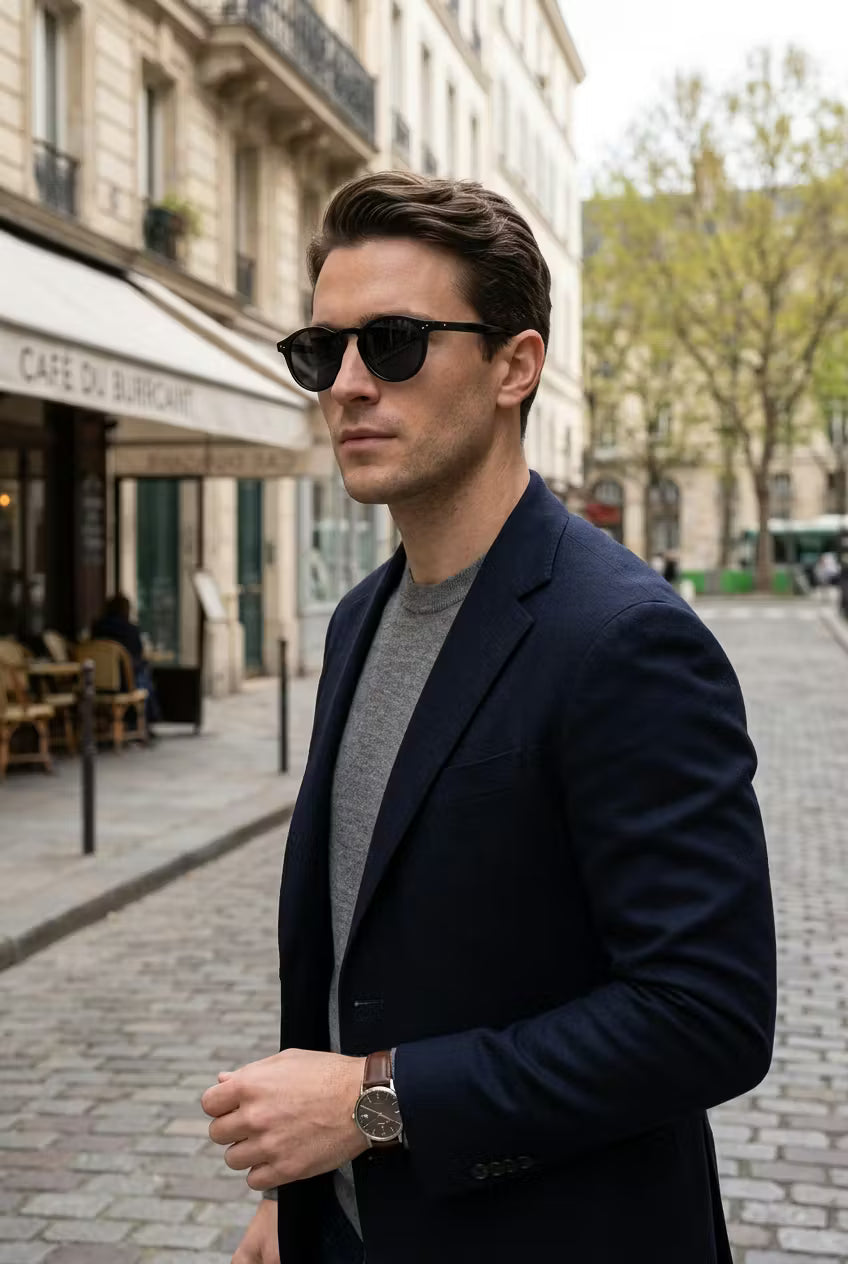 Blackwater Round Frame Sunglasses