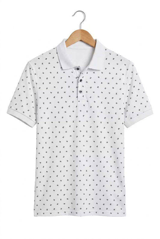 Birdie Print Golf Polo