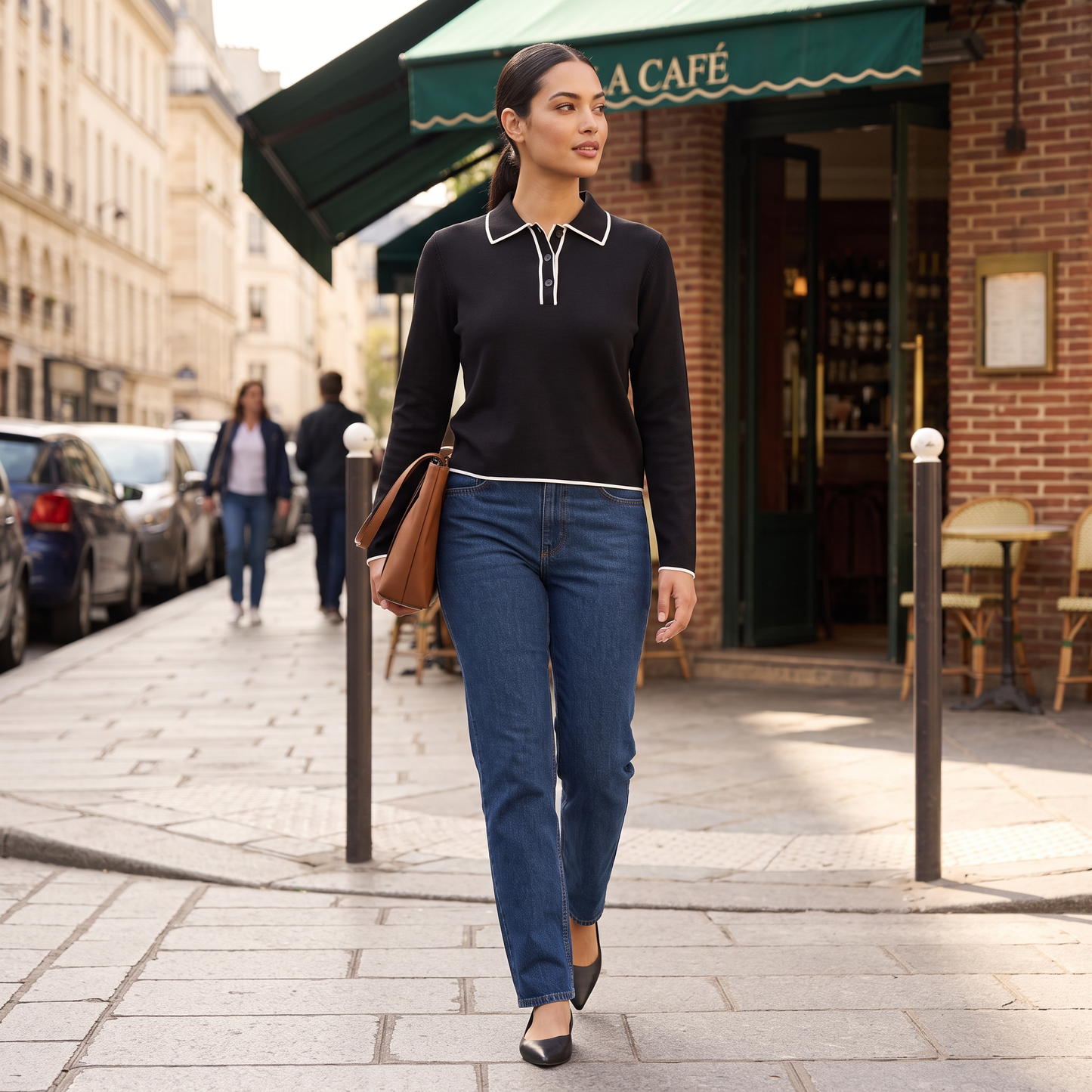 Eris polotop met contrasterende bies