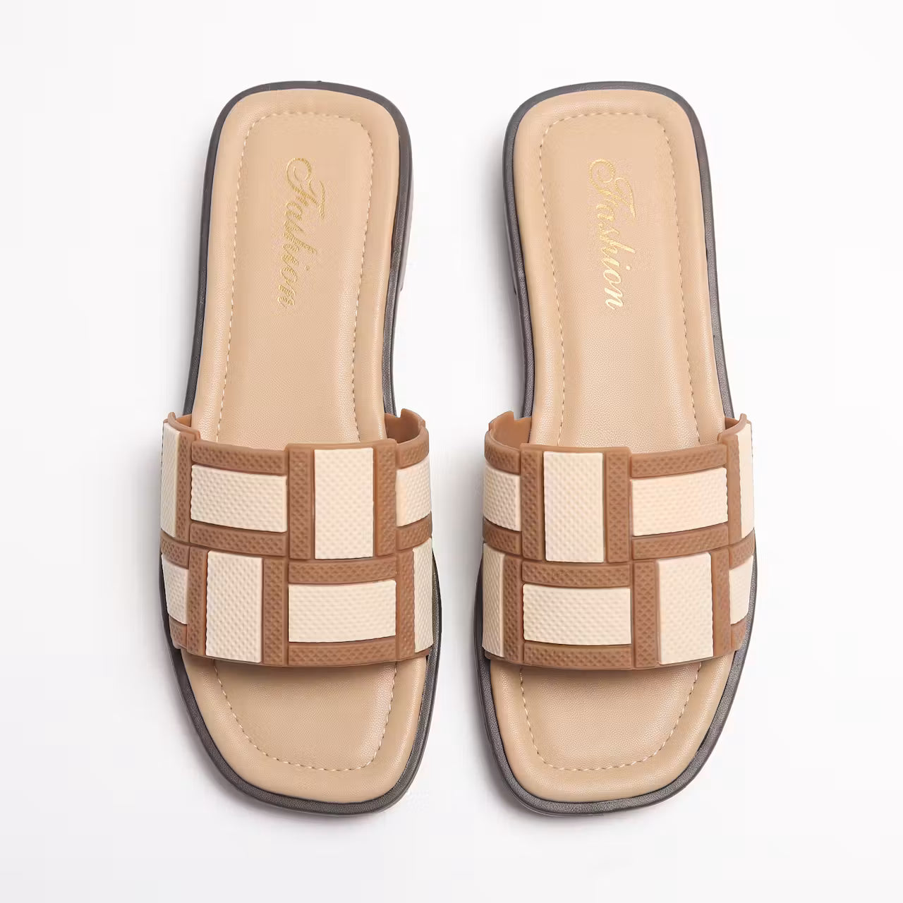 Slippers met Geweven Band
