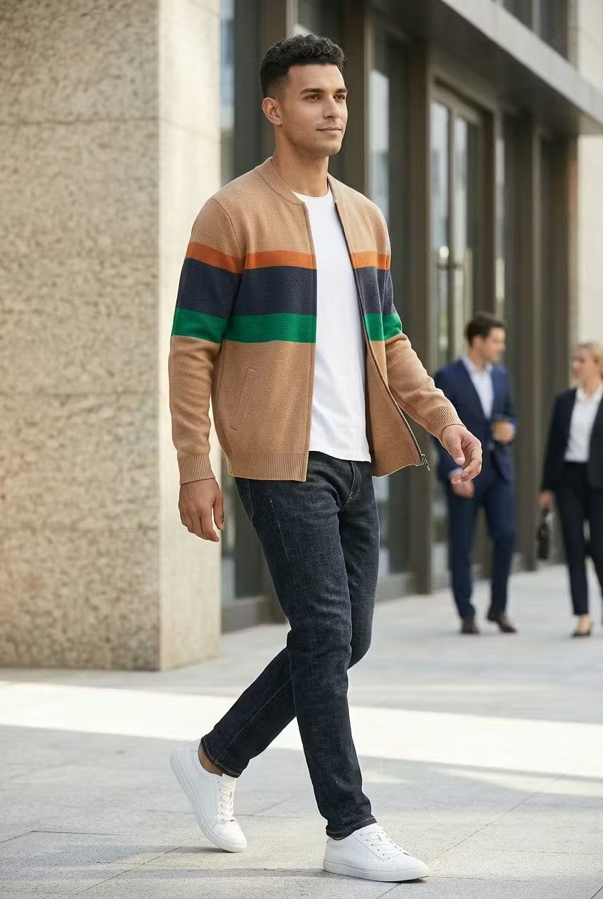 Canyon Stripe Knit Jacket