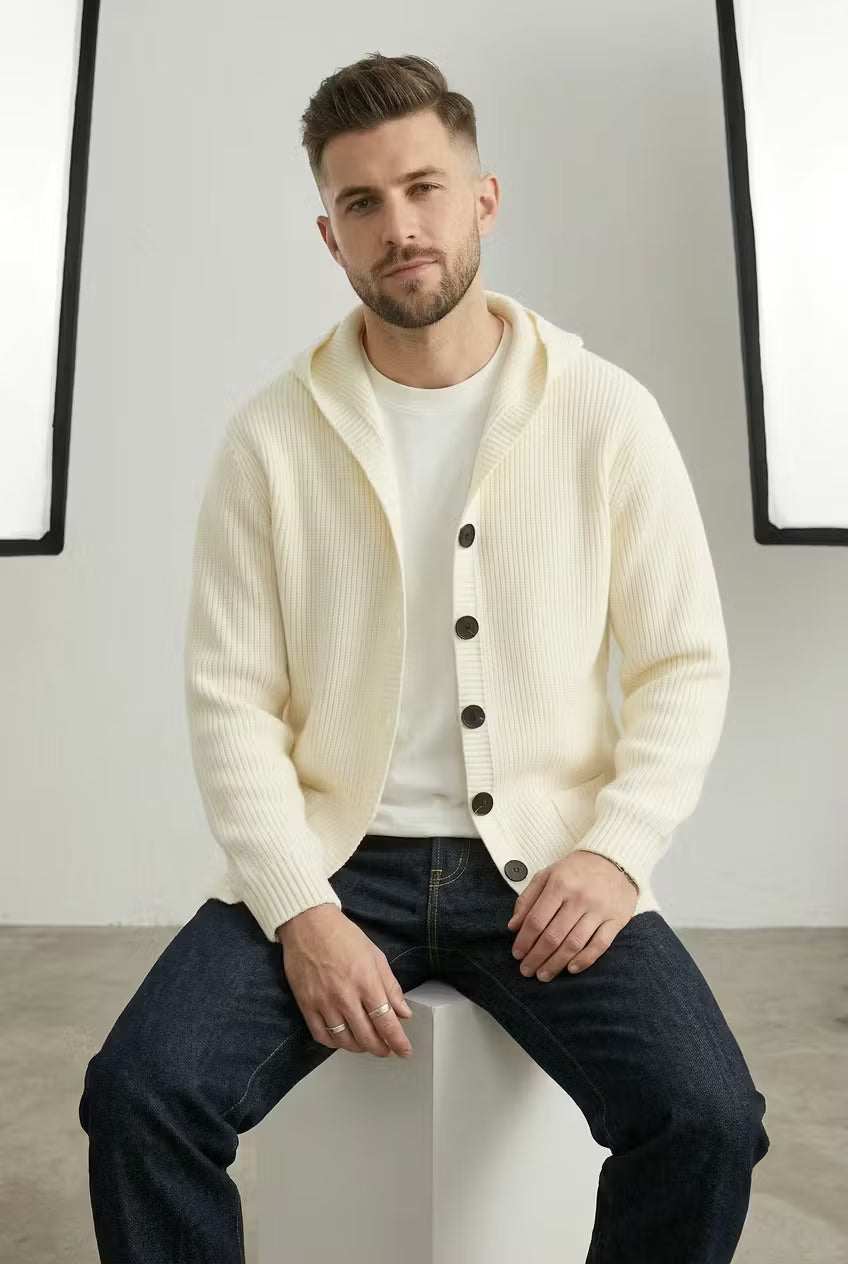 Coast Knit Hoodie Cardigan