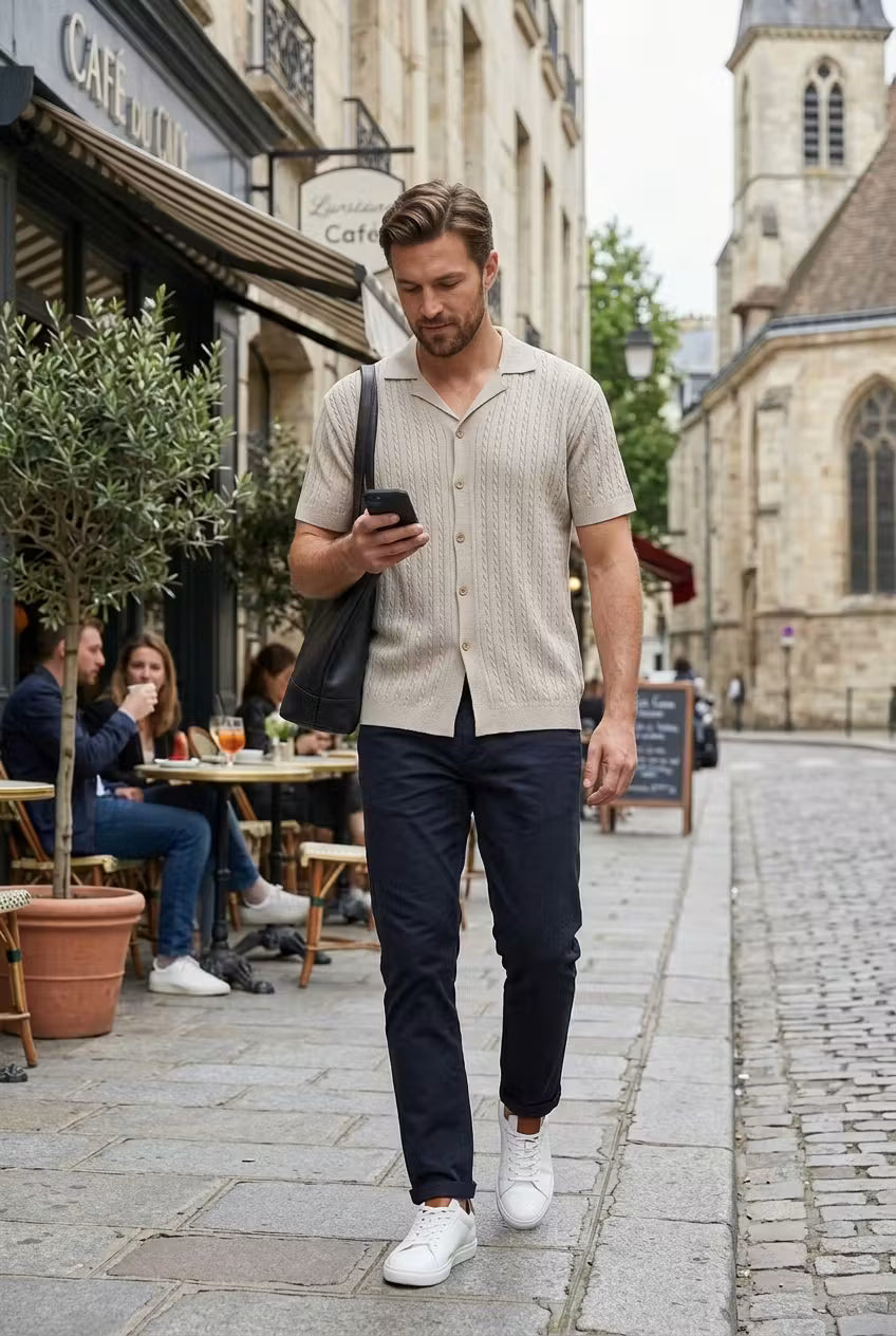 Harbour Cable Knit Shirt