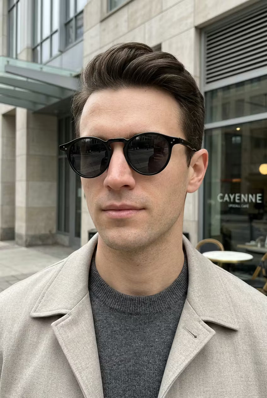Blackwater Round Frame Sunglasses