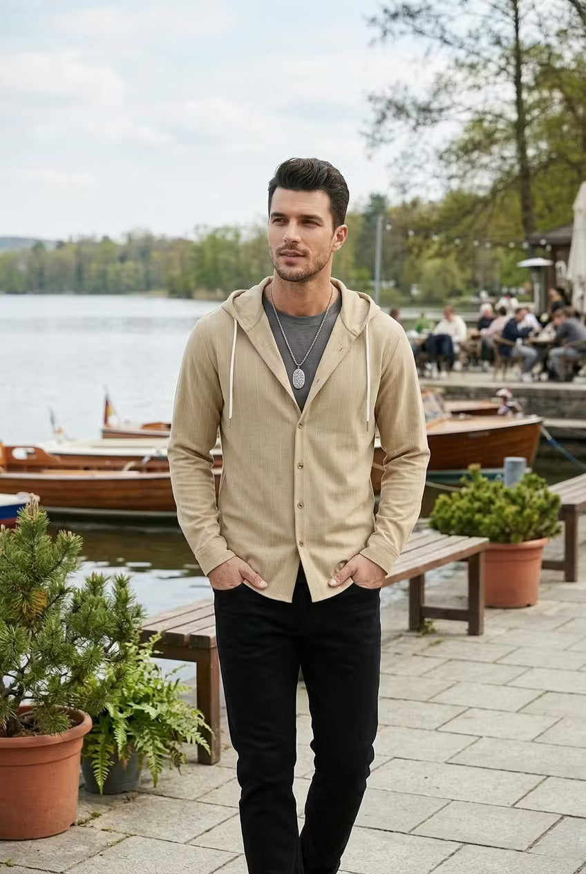 Coastline Rib Hood Shirt