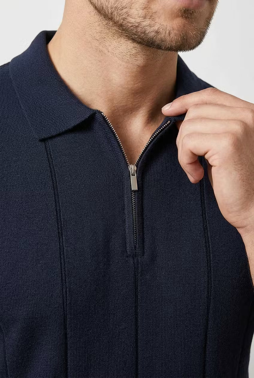 Kingsford Zip Knit Polo