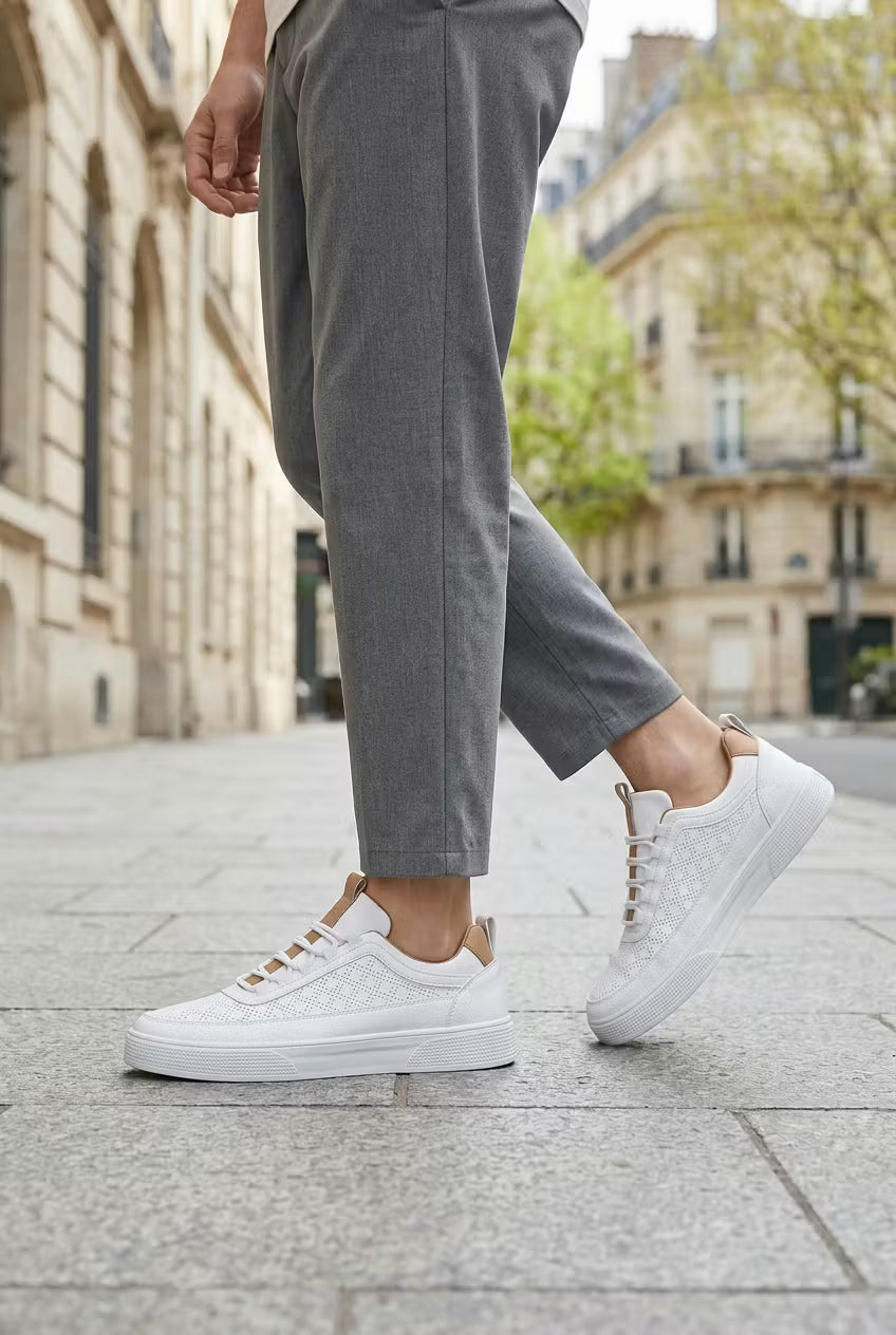 Harbour Court Perforated Sneakers