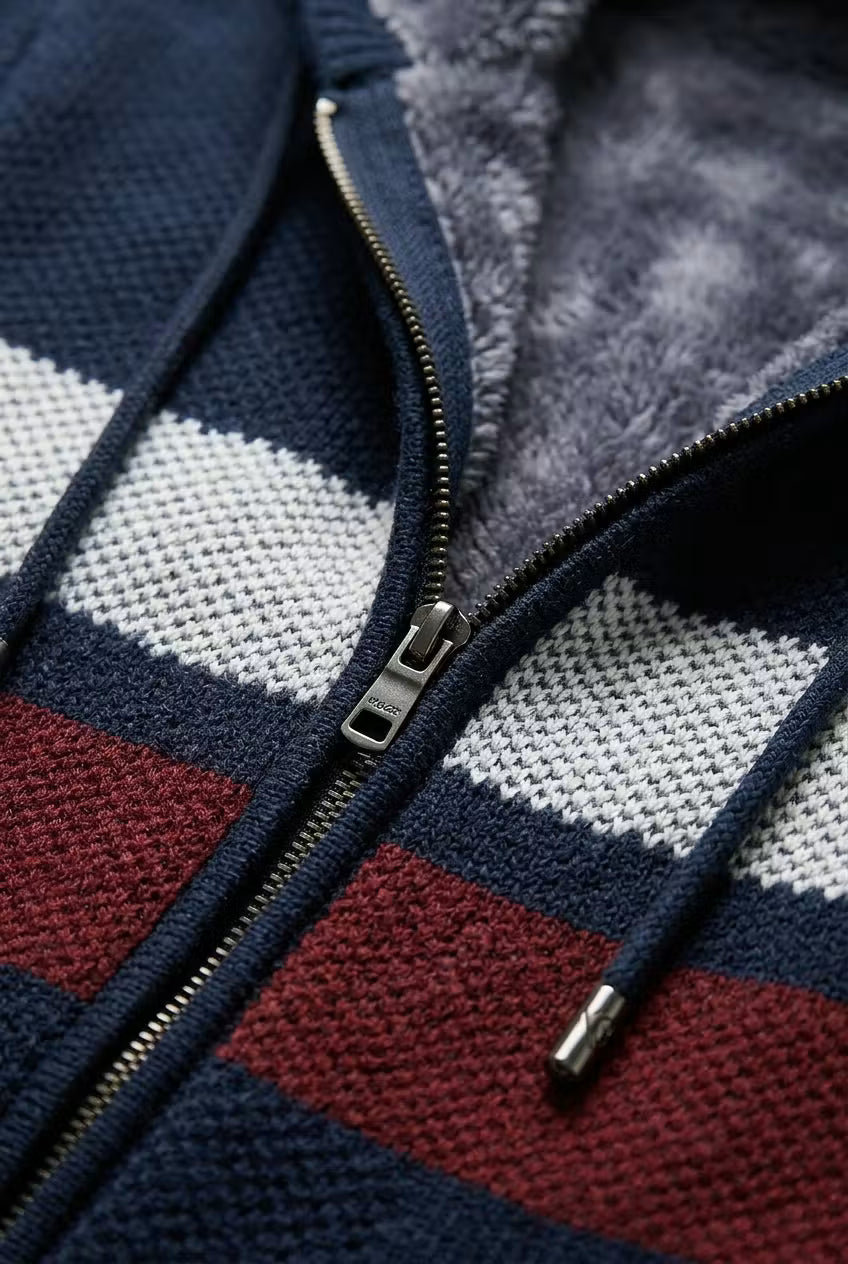 Northshore Stripe Zip Hoodie