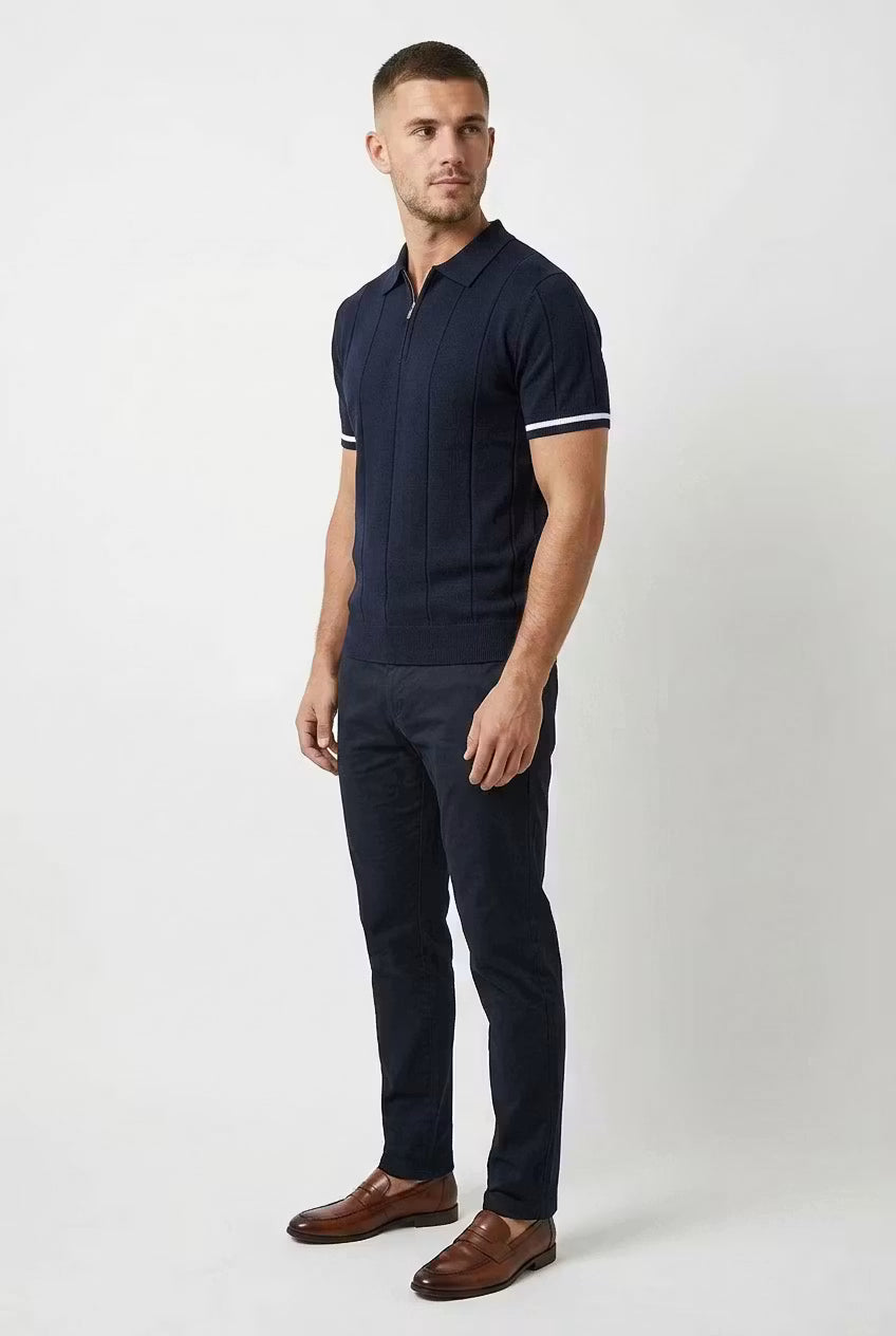 Kingsford Zip Knit Polo
