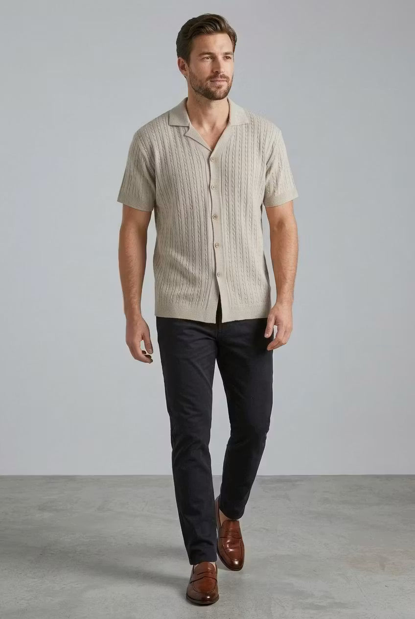 Harbour Cable Knit Shirt