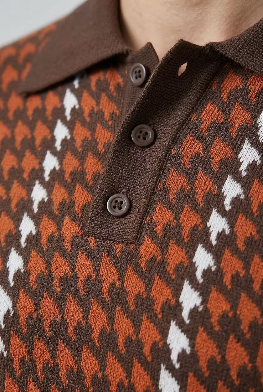 Monterey Jacquard Knit Polo