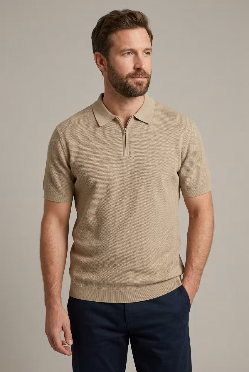 Rowan Zip Polo