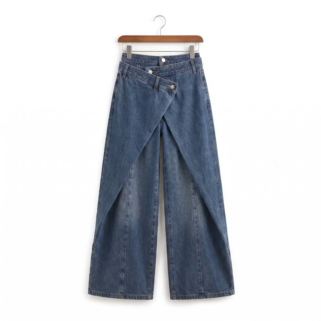 Naya Broek met Hoge Taille en Panelen