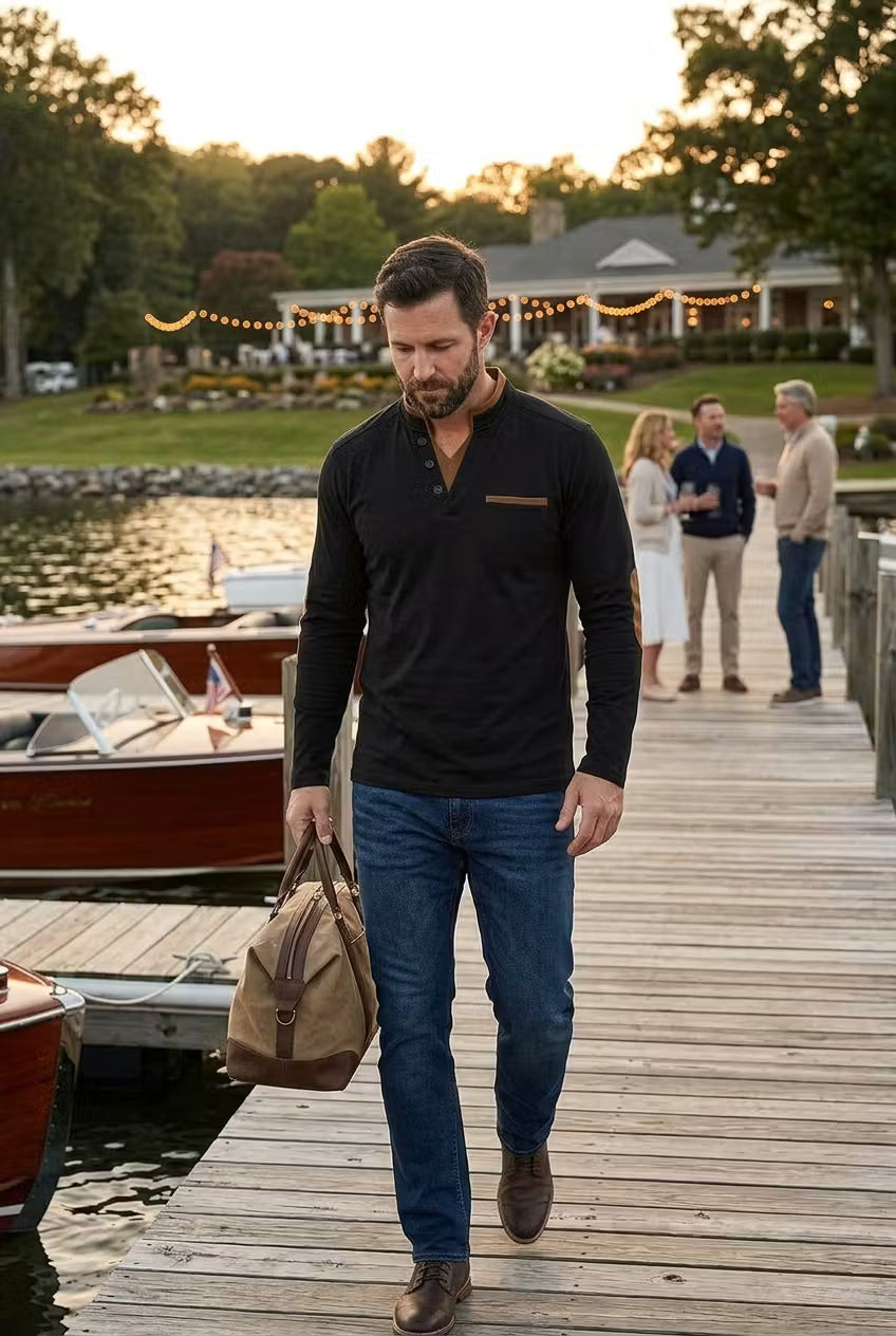 Marlow Contrast Henley