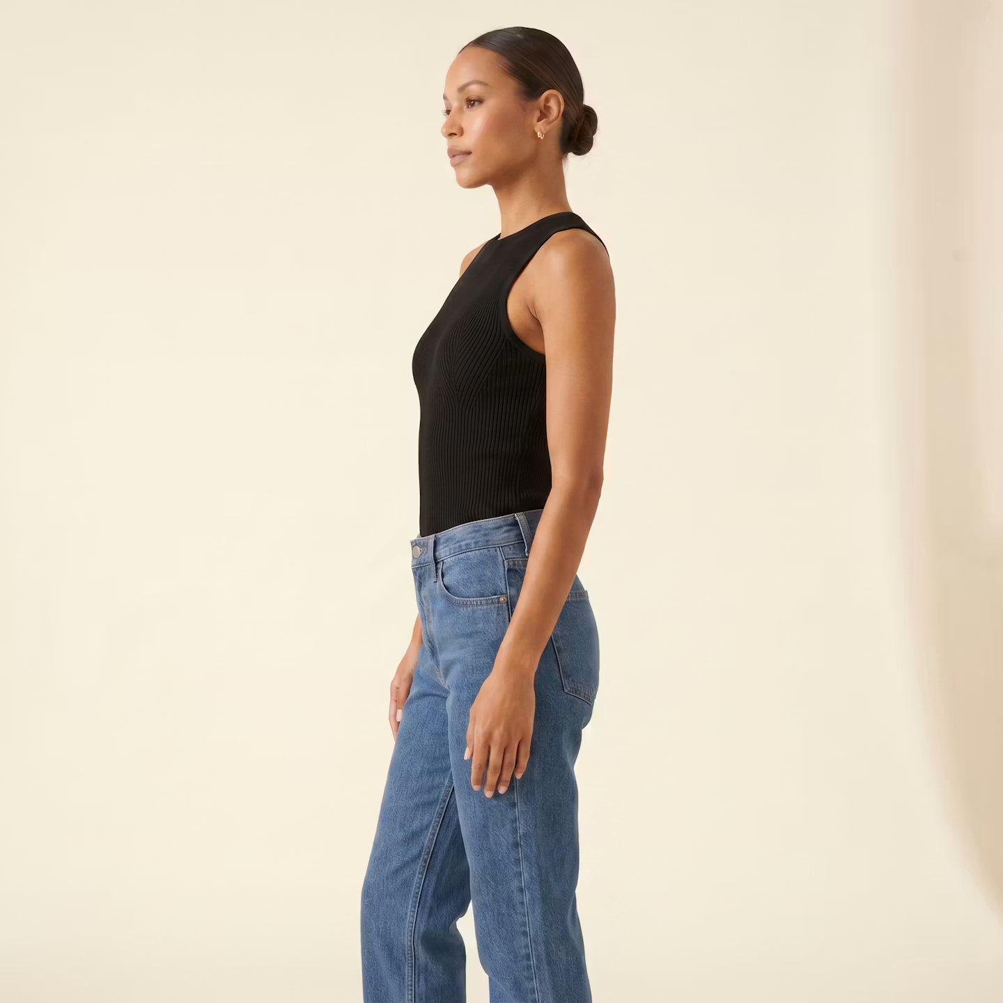 Camille Ribbed Knit Tank