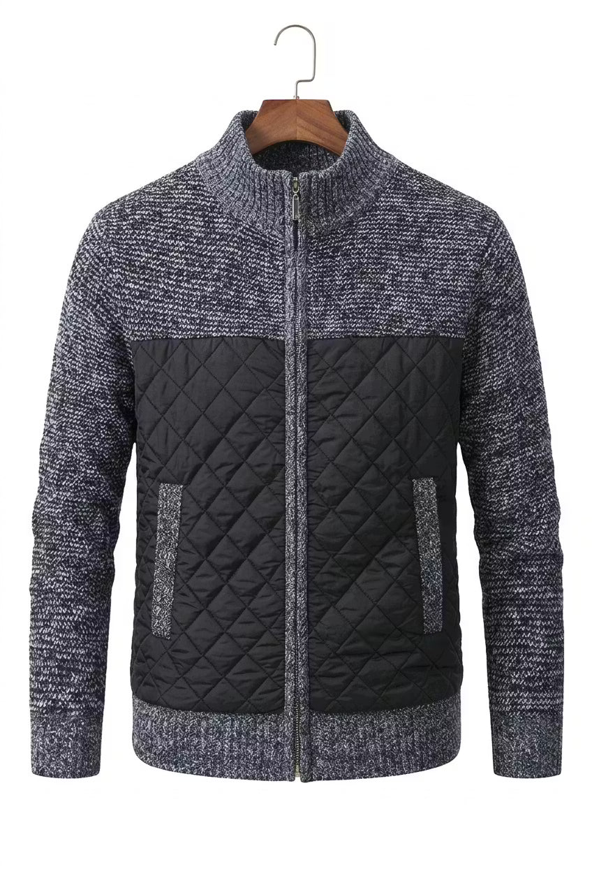 Northpoint Quilted Zip Cardigan