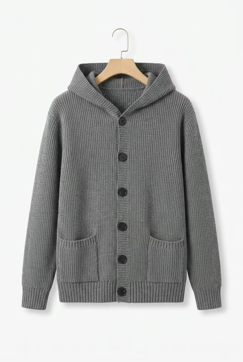 Coast Knit Hoodie Cardigan