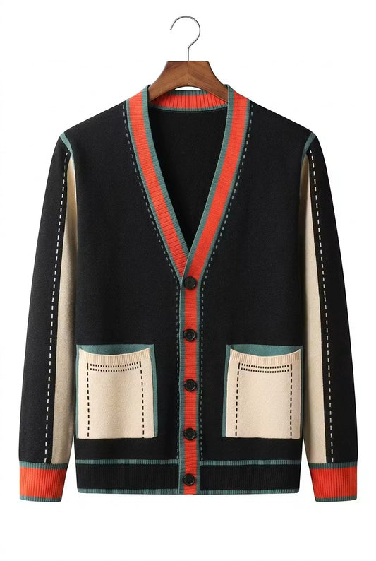 Monaco Contrast Trim Cardigan