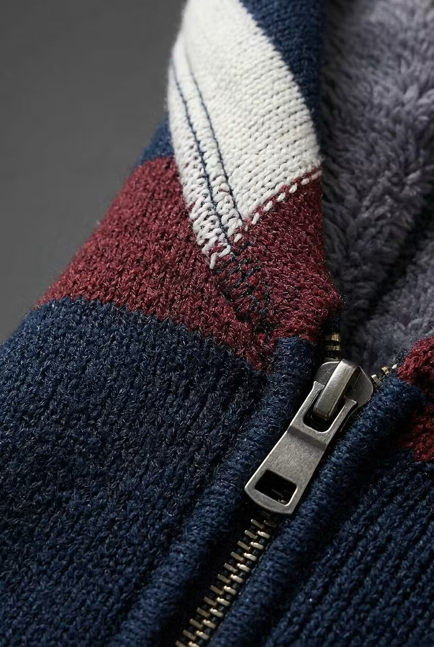 Northshore Stripe Zip Hoodie