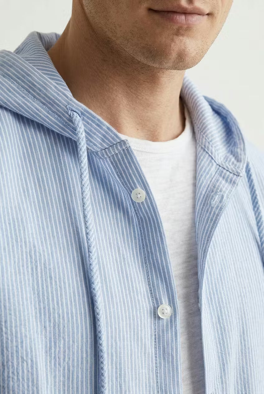 Bayview Hooded Stripe Shirt