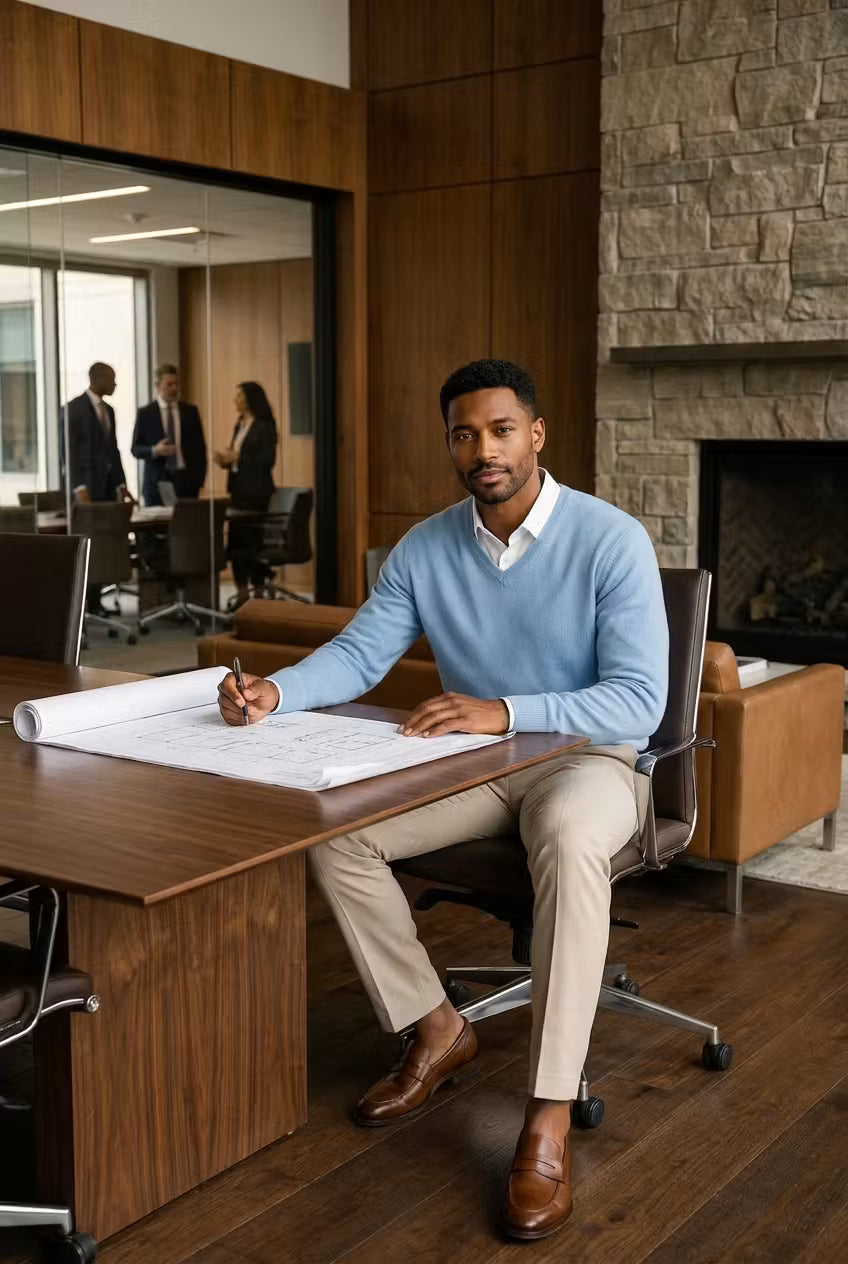 The V-Neck Lounge