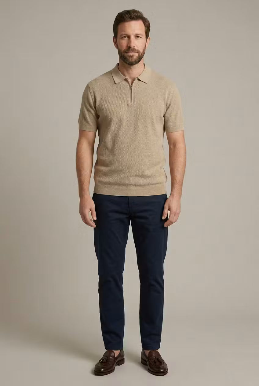 Rowan Zip Polo