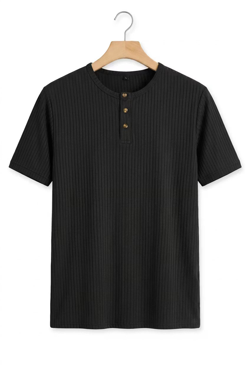 Weston Ribbed Henley Tee
