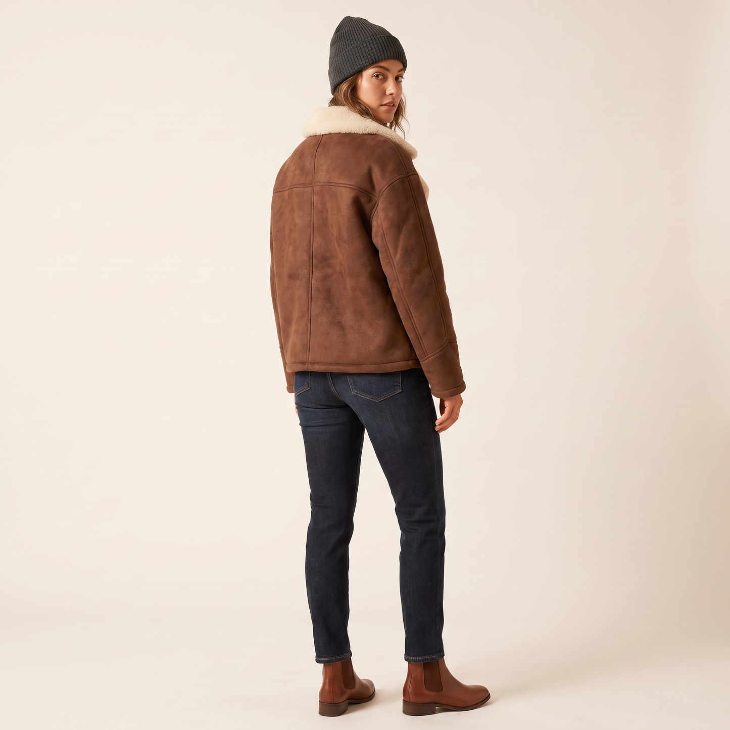 Torin jas met contrasterende rand