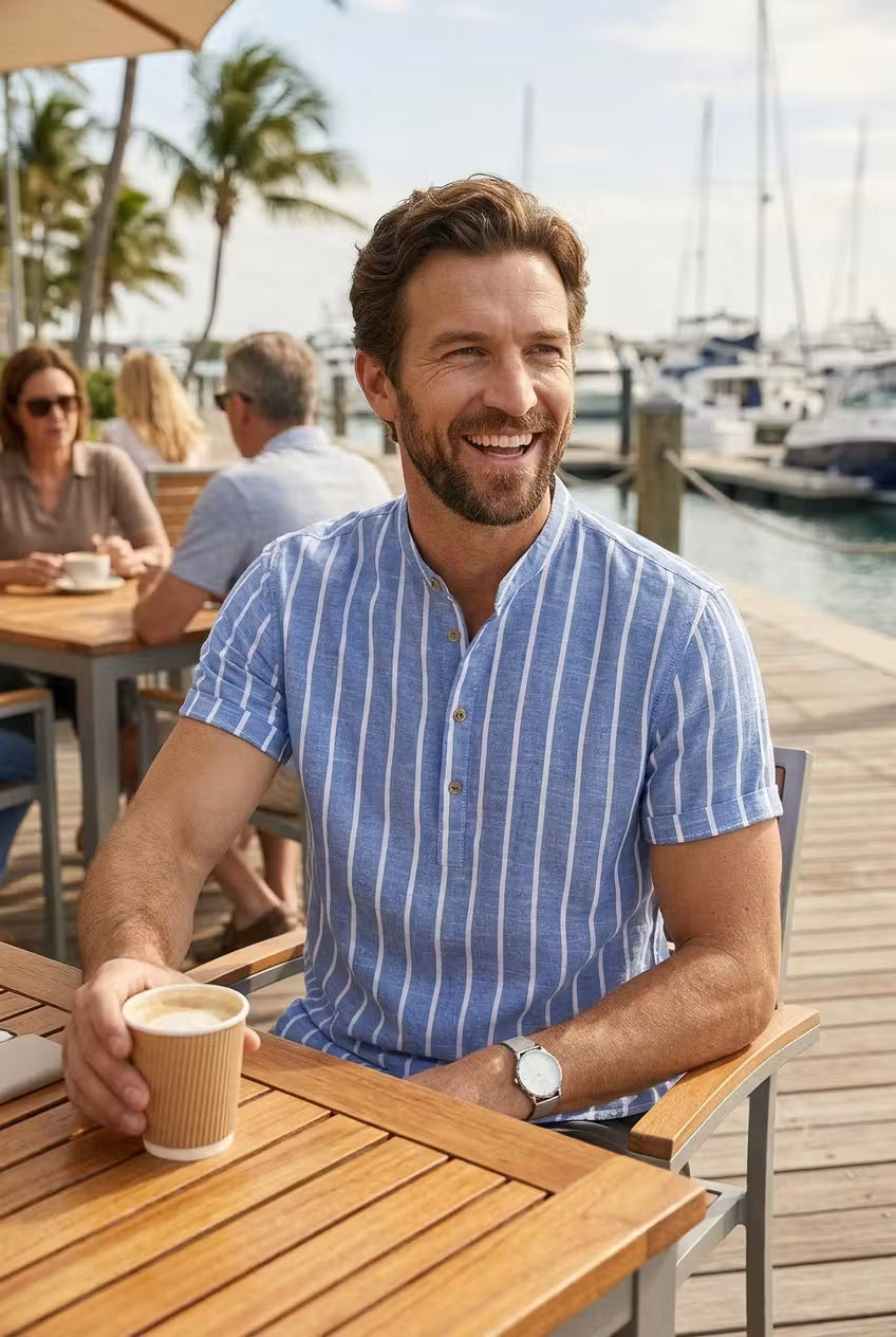 Portofino Stripe Henley