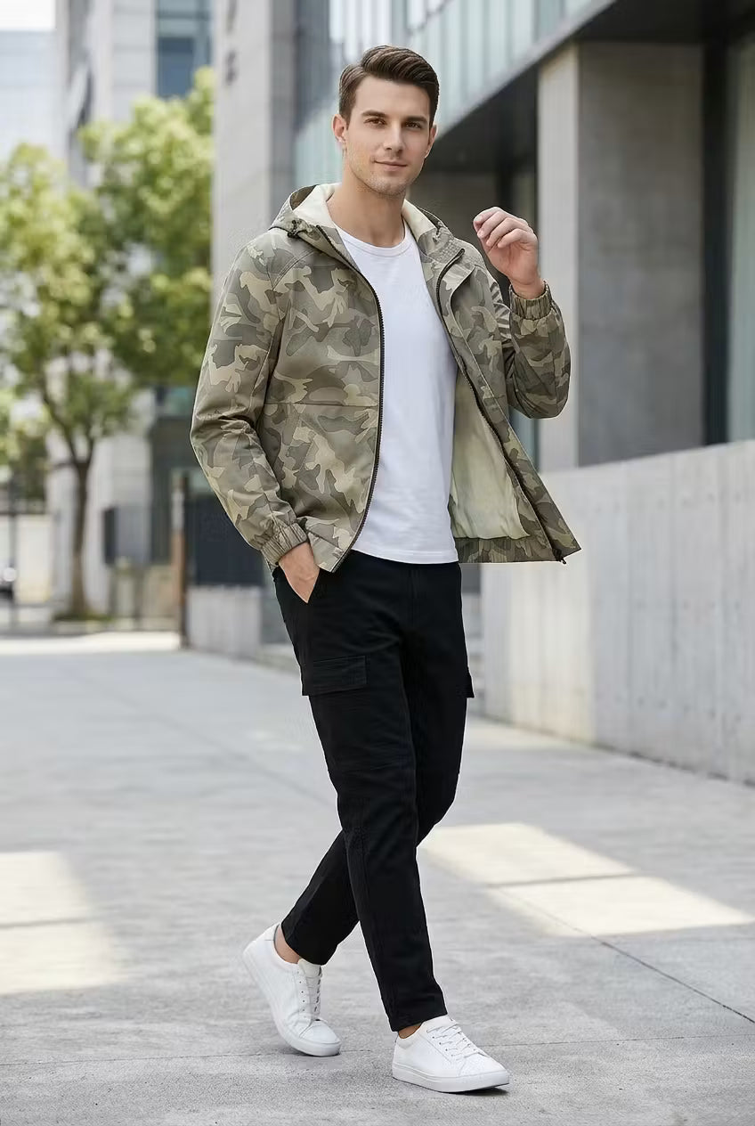 Terrain Hooded Utility Jacket