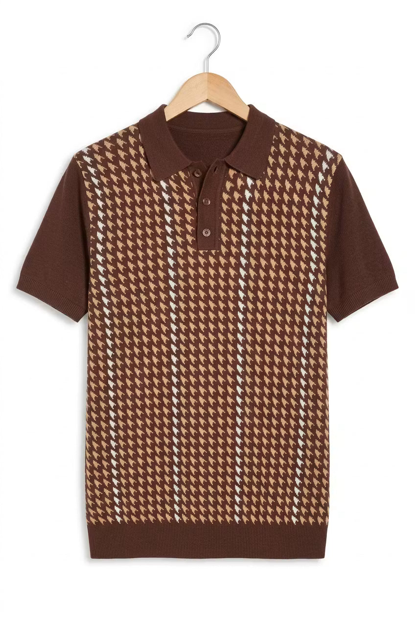 Monterey Jacquard Knit Polo