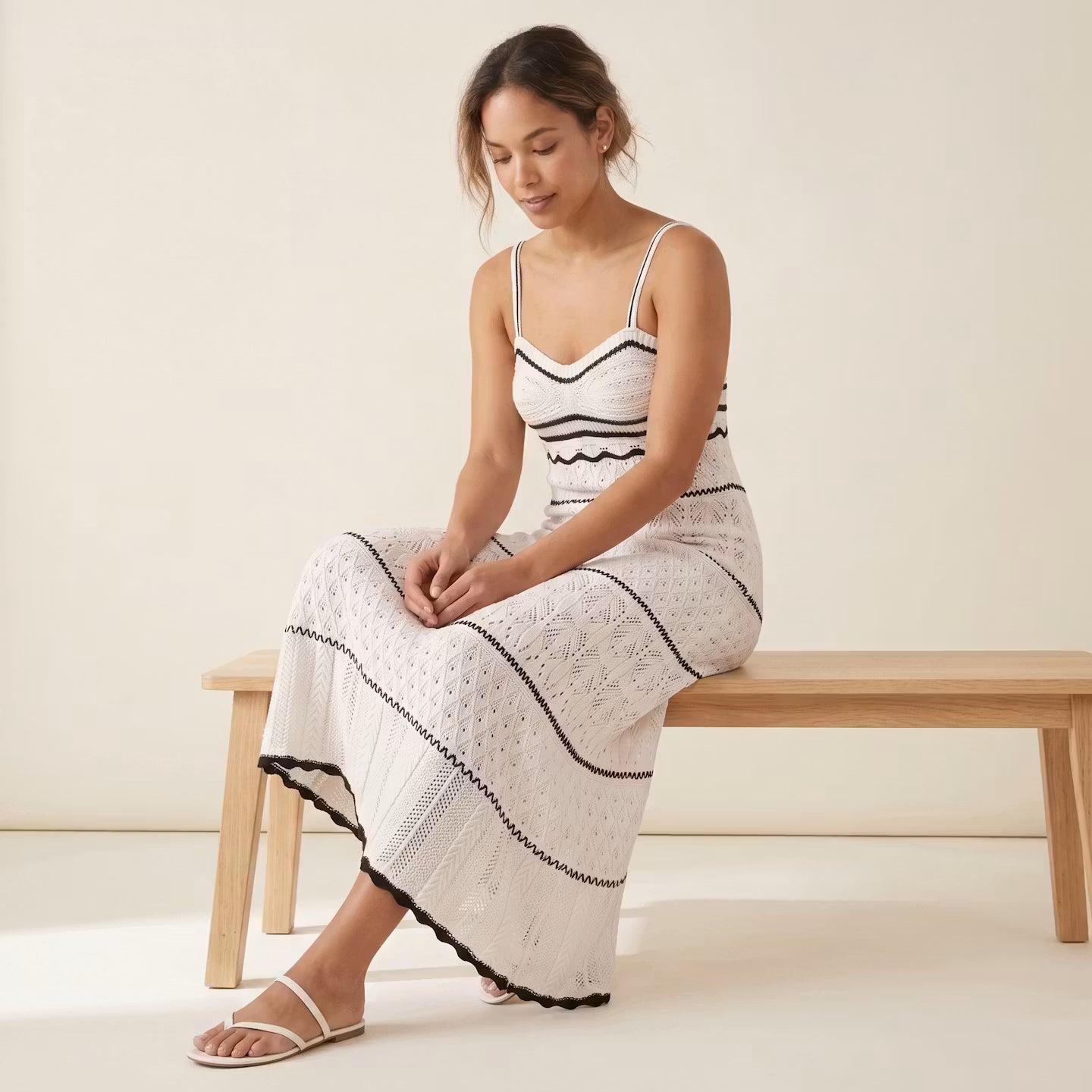 Colette Crochet Maxi Dress