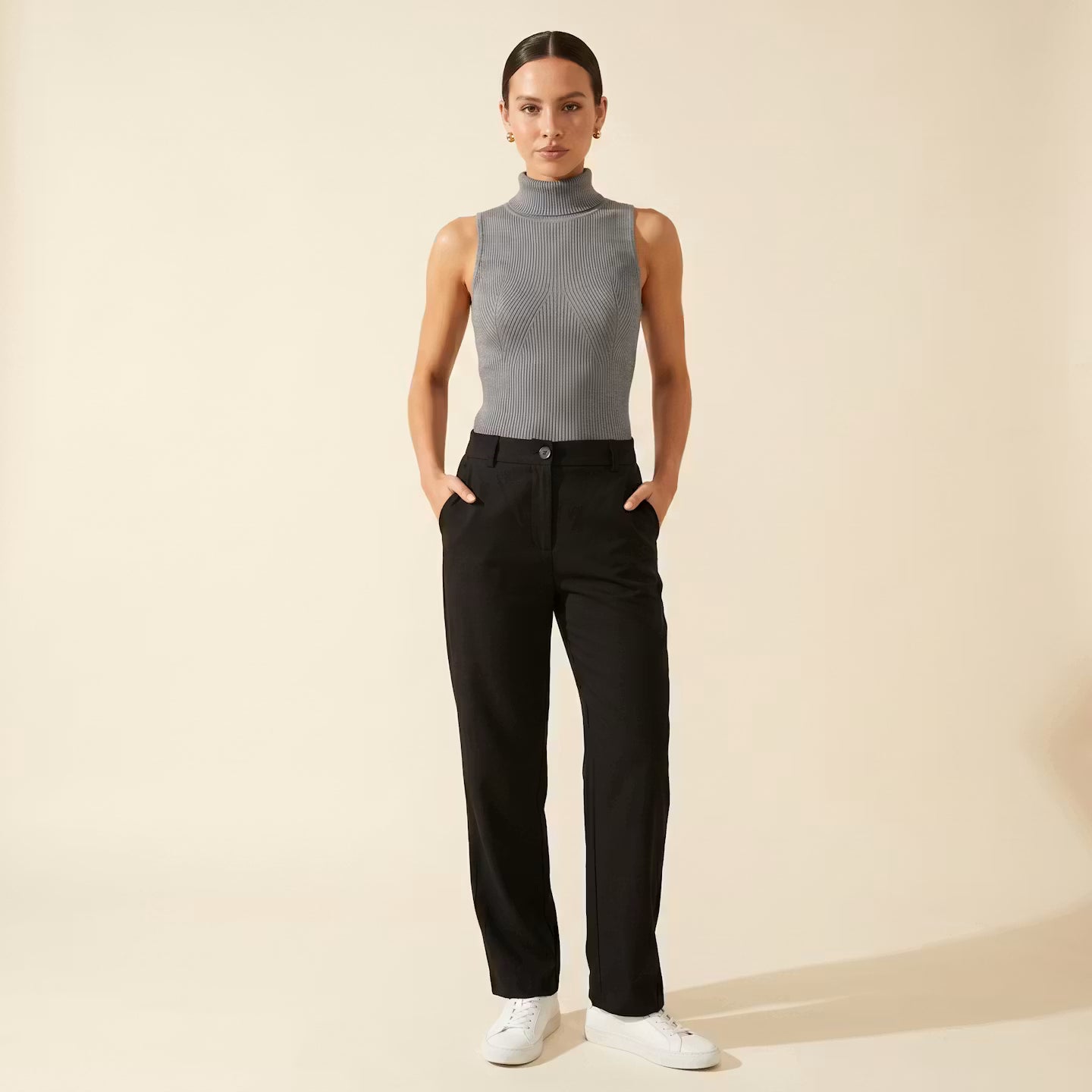 Camille Ribbed Knit Tank