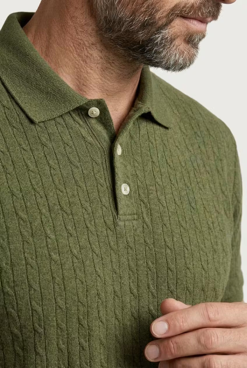 Polo jacquard Monaco