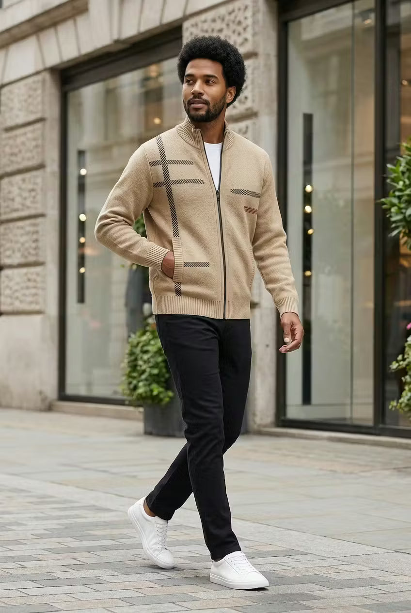 Ashford Knit Zip Cardigan