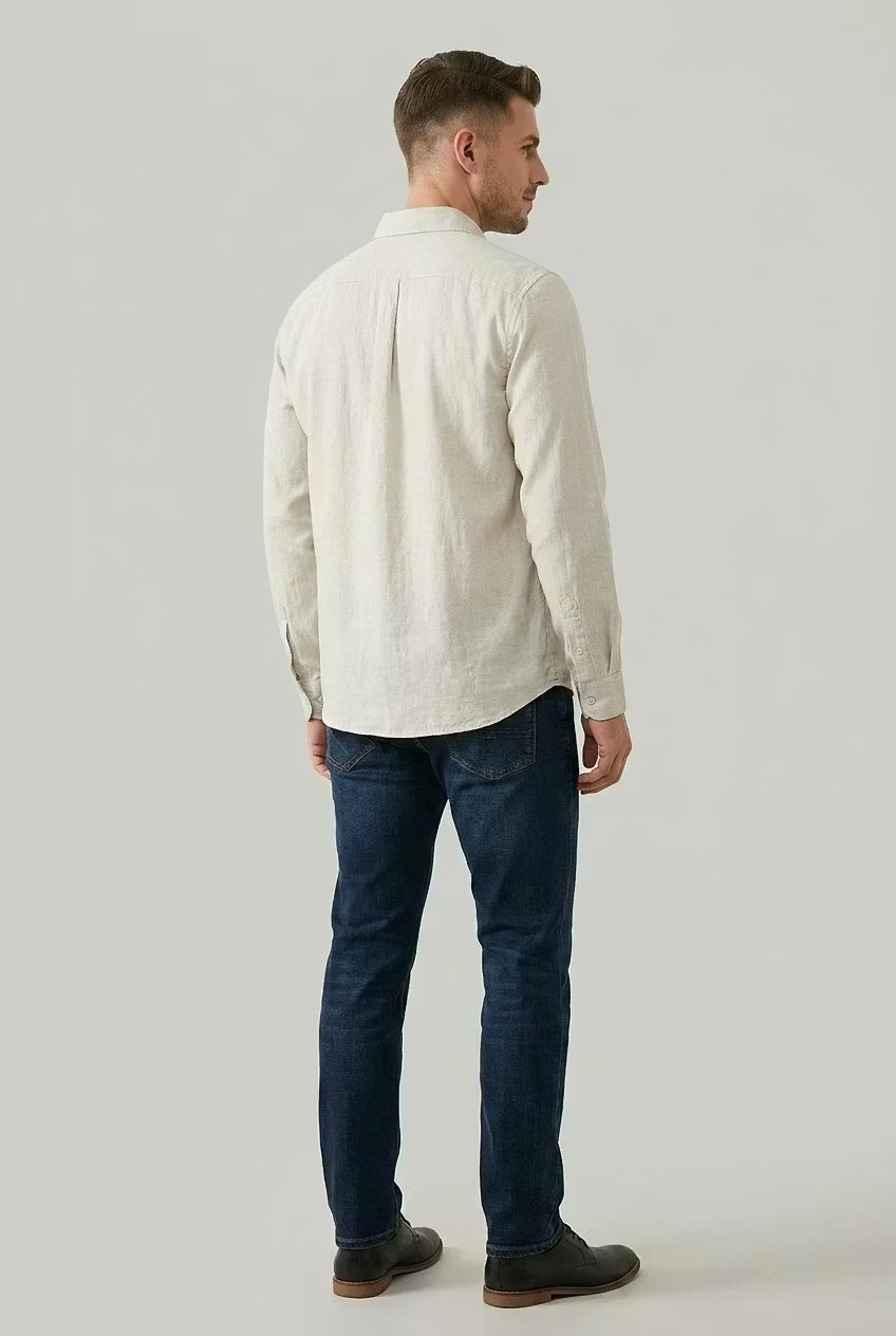 Sandbar Linen Blend Button Shirt
